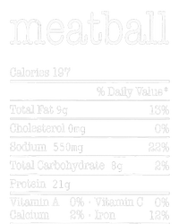 Meatball Nutrition Facts Funny Thanksgiving Christmas Food PosiCharge RacerMesh Polo