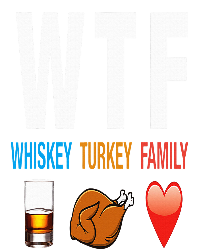 WTF Whiskey Turkey Family Thanksgiving Funny Gift Women's Perfect Tri Rocker Tank