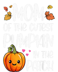 Mom Of Cutest Pumpkin In The Patch Halloween Thanksgiving Softstyle Adult Sport Polo