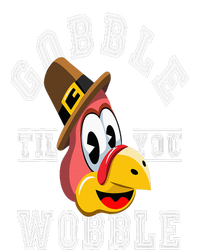 Thanksgiving Day Turkey Gobble Till You Wobble Friendsgiving Women's Racerback Tank