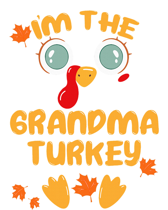 GRANDMA Turkey Matching Family Thanksgiving Party Pajama Sustainable Knit Beanie