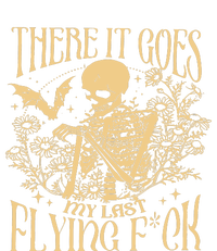 There It Goes My Last Flying Fuck Sarcastic Skeleton Women's Fleece Hoodie