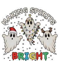 Ghost Christmas Light Scary Funny Boo Making Spirits Bright Hoodie