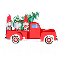 Three Gnomes In Red Truck With Merry Christmas Tree T-Shirt