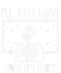 Ill Just Wait Until Its Quiet Teacher Lazy Halloween Costume Hoodie