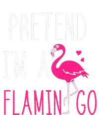 Flamingo Halloween Costume Pretend IM A Flamingo Pink Long Sleeve Shirt