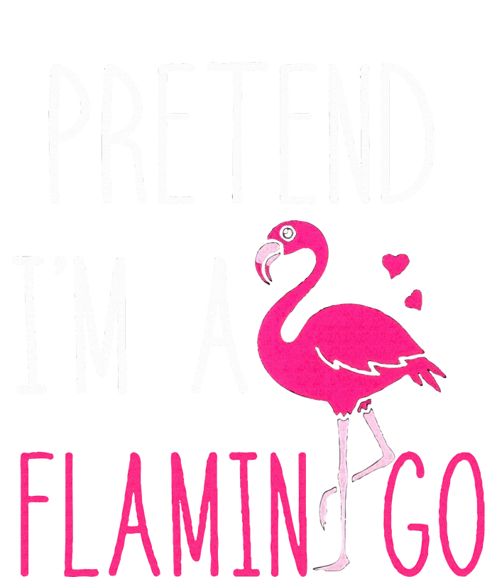 Flamingo Halloween Costume Pretend IM A Flamingo Pink Long Sleeve Shirt