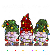 Hanging With Gnomies Christmas Gnomes Xmas Buffalo Plaid Red Sweatshirt Cinch Pack Bag