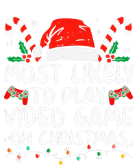 Most Likely To Play Video Game On Christmas Santa Gaming Toddler Sweatshirt