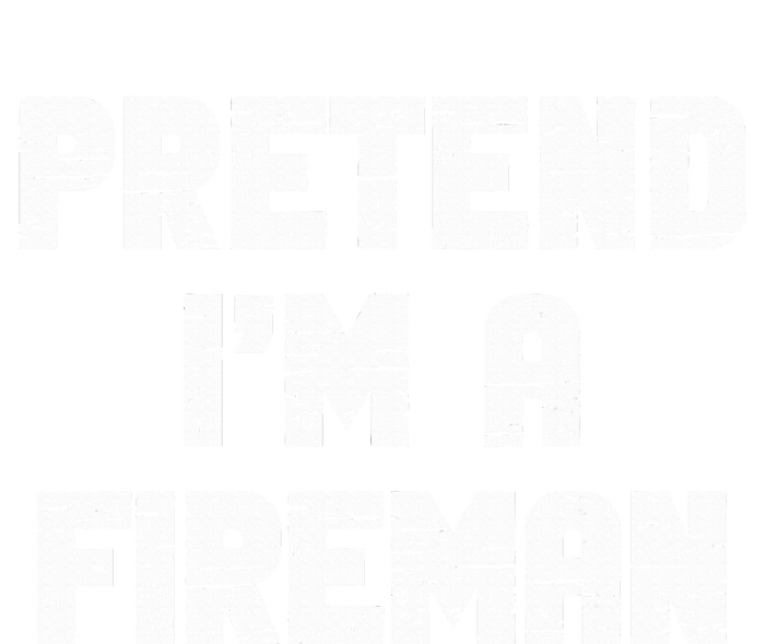 Lazy Easy Pretend I'm Fireman Party Halloween Costume Simple T-Shirt