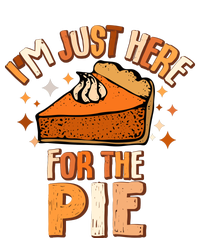 IM Just Here For The Pie Thanksgiving Fall Autumn Retro Insulated Varsity Jacket