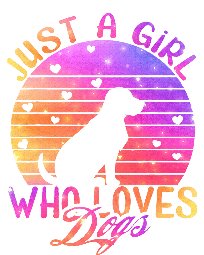 Just A Girl Who Loves Dogs Women's Racerback Tank