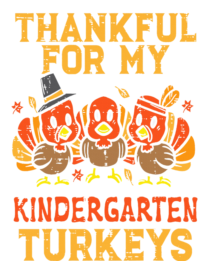 Thankful For My Kindergarten Turkeys Teacher Thanksgiving Poster