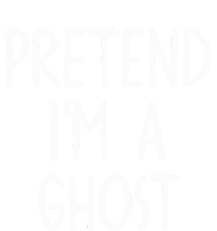 Pretend I'm A Ghost Costume Halloween Lazy Easy Valucap Bio-Washed Visor