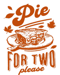 Pie For Two Please Fall Vibes Thanksgiving Pregnancy Reveal T-Shirt