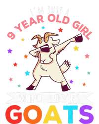 I'm Just A 9 Year Old Girl Who Loves Goats Goat Girl Premium T-Shirt