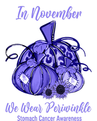 November we wear periwinkle pumpkin stomach cancer awareness Long Sleeve Shirt