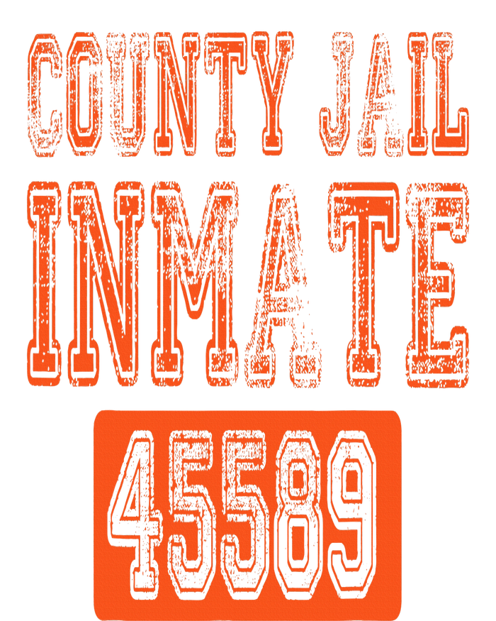 Funny County Jail Inmate Prisoner Costume Party Orange Kids Long Sleeve Shirt