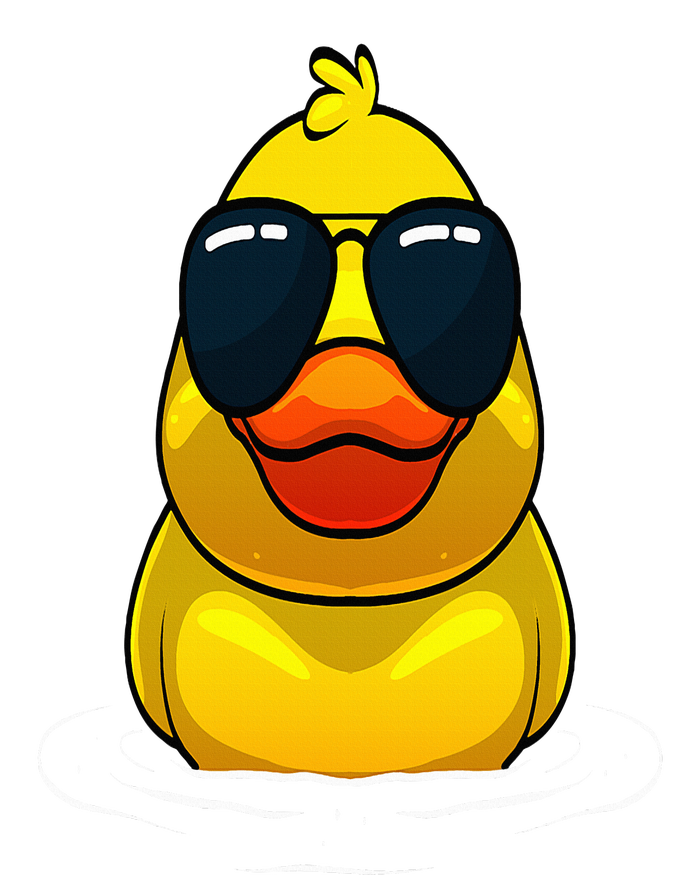 Cool Duck For  Rubber Duck Lovers Sunglasses Toddler T-Shirt