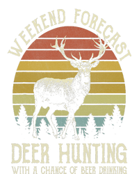 Weekend Forecast Deer Hunting With A Chance Of Beer Drinking T-Shirt