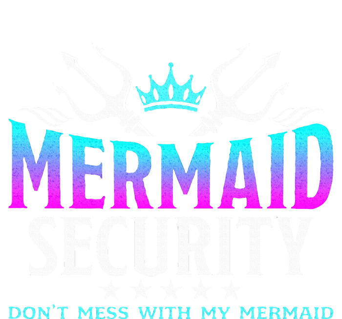 Mermaid Security Family Birthday Halloween Costume T-Shirt