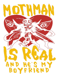 Mothman Is Real And He’s My Boyfriend Ironic Art Cropped Pullover Crew