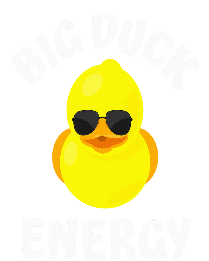 Big Duck Energy Funny Yellow Rubber Duck Womens California Wash Sweatshirt