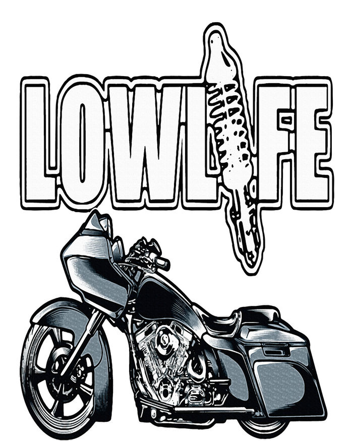 Lowlife Bagger Motorcycle . Chicano Vicla Lowrider Bikes T-Shirt