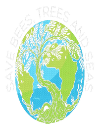 Save Bees Trees And Seas Climate Change T-Shirt