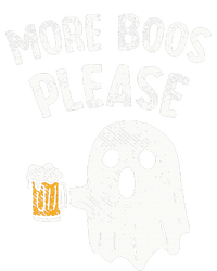 Retro More Boos Please Ghost Beer Halloween Costume Tie Dye Hoodie