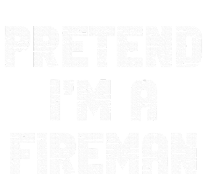 Lazy Easy Pretend I'm Fireman Party Halloween Costume Simple Women's Racerback Cropped Tank