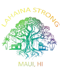 Lahaina Strong Maui Hawaii Old Banyan Tree saving thank you Women's Racerback Tank