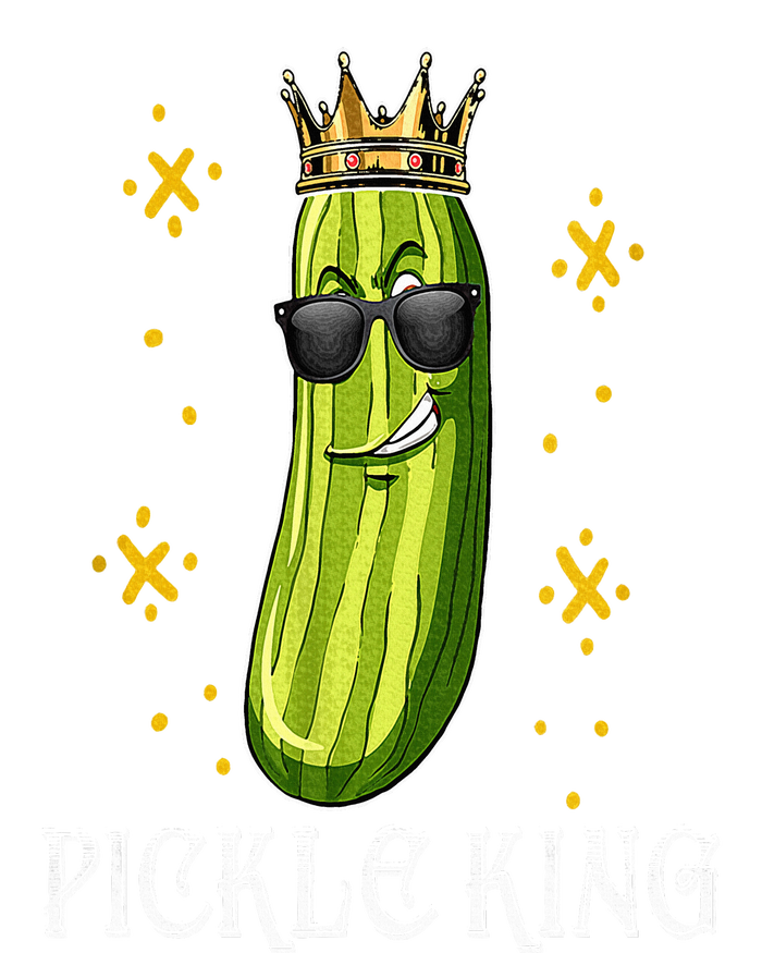 Pickle King Vegan Funny Cucumber Vegetable Pickles Lover T-Shirt