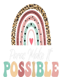 Paras Make It Possible Teacher Paraprofessional Paraeducator High Crown Mesh Back Trucker Hat