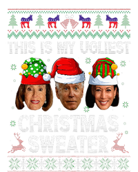 This Is My Ugliest Christmas Anti Biden Ugly Sweater Xmas T-Shirt