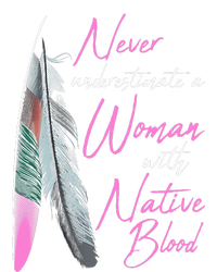 Native American Indian A Woman With Native Blood Women's Racerback Tank