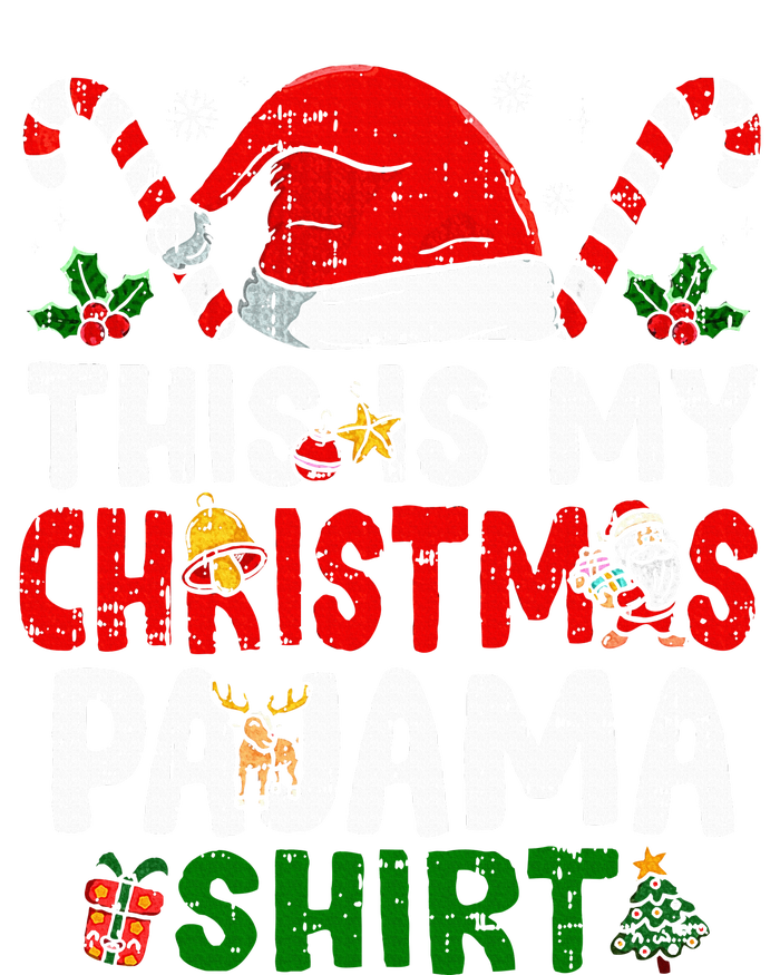 This Is My Christmas Pajama  Funny Christmas Softstyle Adult Sport Polo