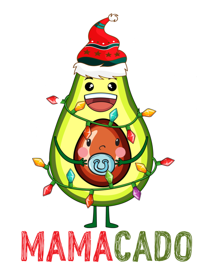 Mamacado Xmas Mama Santa Avocado Pregnancy Announcet Gift Tank Top