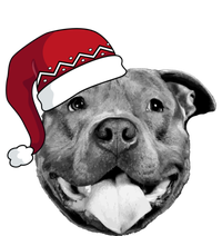 Pitbull Christmas Santa Dog Xmas Cute Pit Bull Lover Funny Gift Great Gift Ladies Long Sleeve Shirt