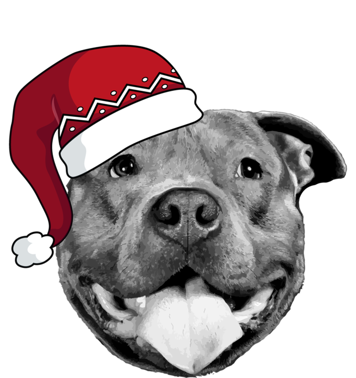 Pitbull Christmas Santa Dog Xmas Cute Pit Bull Lover Funny Gift Great Gift Ladies Long Sleeve Shirt