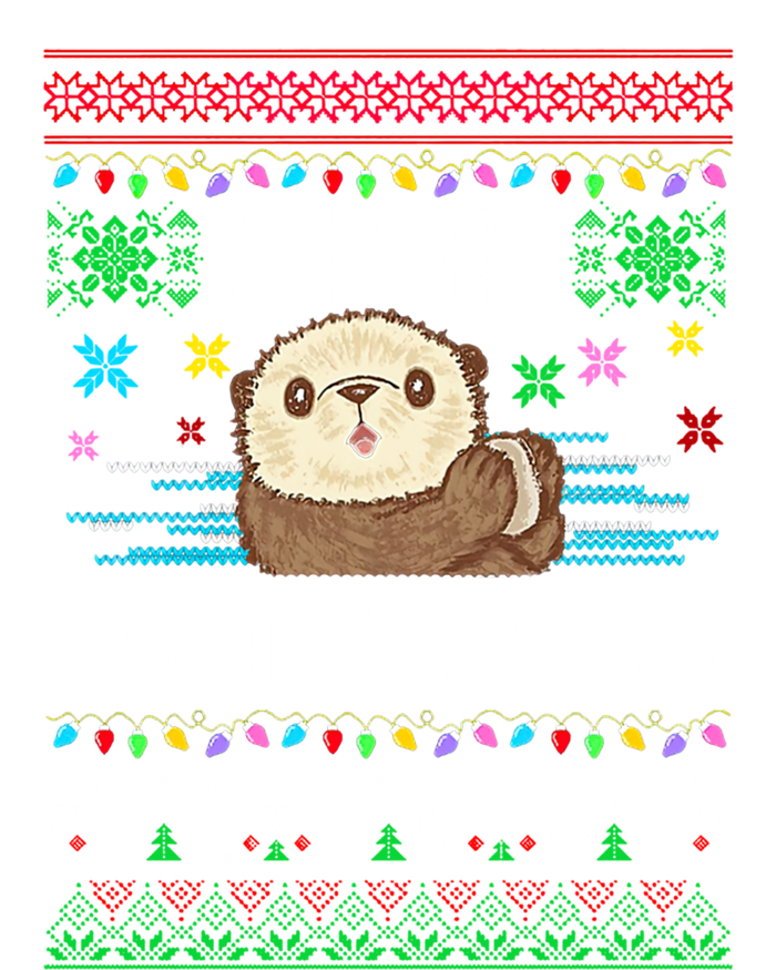 Sloth Merry Ottermas Christmas Ugly Sweater Gift T-Shirt