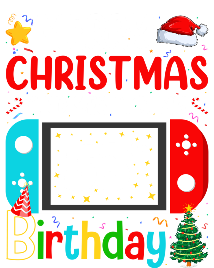 Video Game Lover Merry Christmas Yes ItS My 53th Birthday Funny Gift Tall Hoodie