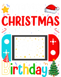 Video Game Lover Merry Christmas Yes ItS My 64th Birthday Gift Softstyle Adult Sport Polo