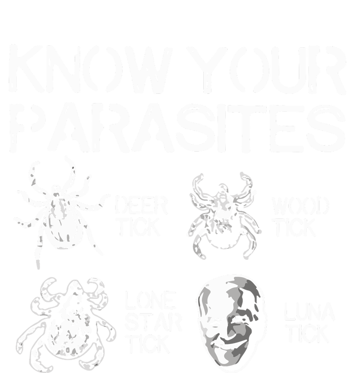 Joe Biden Know Your Parasites Deer Tick Wood Tick Lone Star Tick Luna Tick Cooling Performance Crew T-Shirt