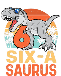 Six A Saurus Rex 6th Birthday Dinosaur 6 Year Old Boy Sustainable Bucket Hat