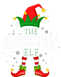 Xmas Favorite Son Elf Family Matching Christmas Pajama T-Shirt