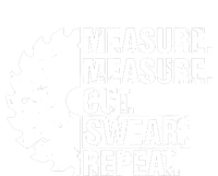 Measure Cut Swear Repeat Idea Handy Man Dad Diy Dry Zone Grid Polo