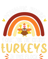 Rainbow Peds Nurse Cutest Turkeys Thanksgiving Pediatric T-Shirt