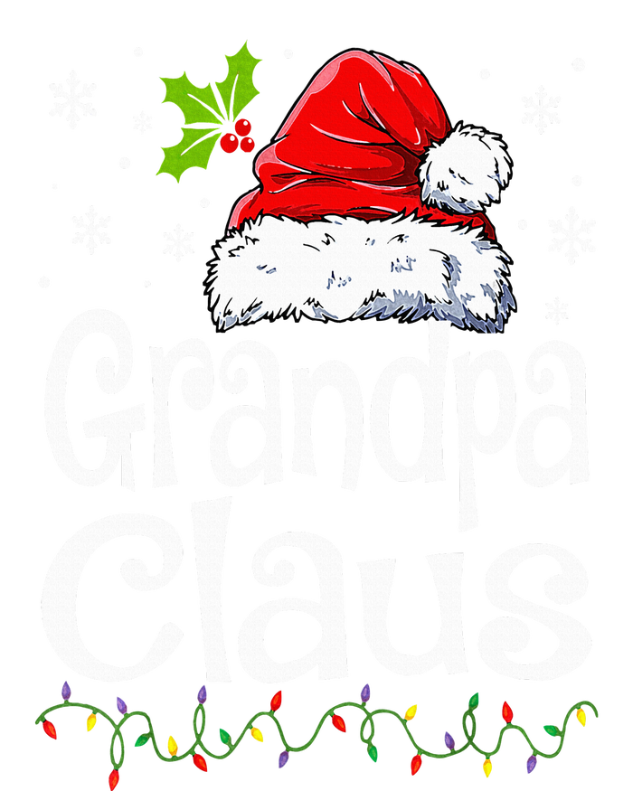 Grandpa Claus Christmas Lights Pajama Family Matching T-Shirt