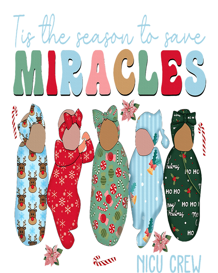 Tis The Season To Save Miracles NICU Crew Nurse Christmas Long Sleeve Shirt